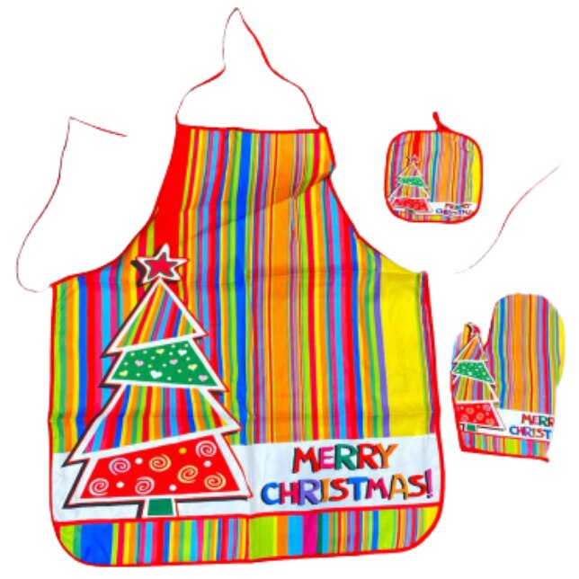 Set Sort Bucatarie , Manusa , suport oala , Merry Chrismas 58 x 76 cm