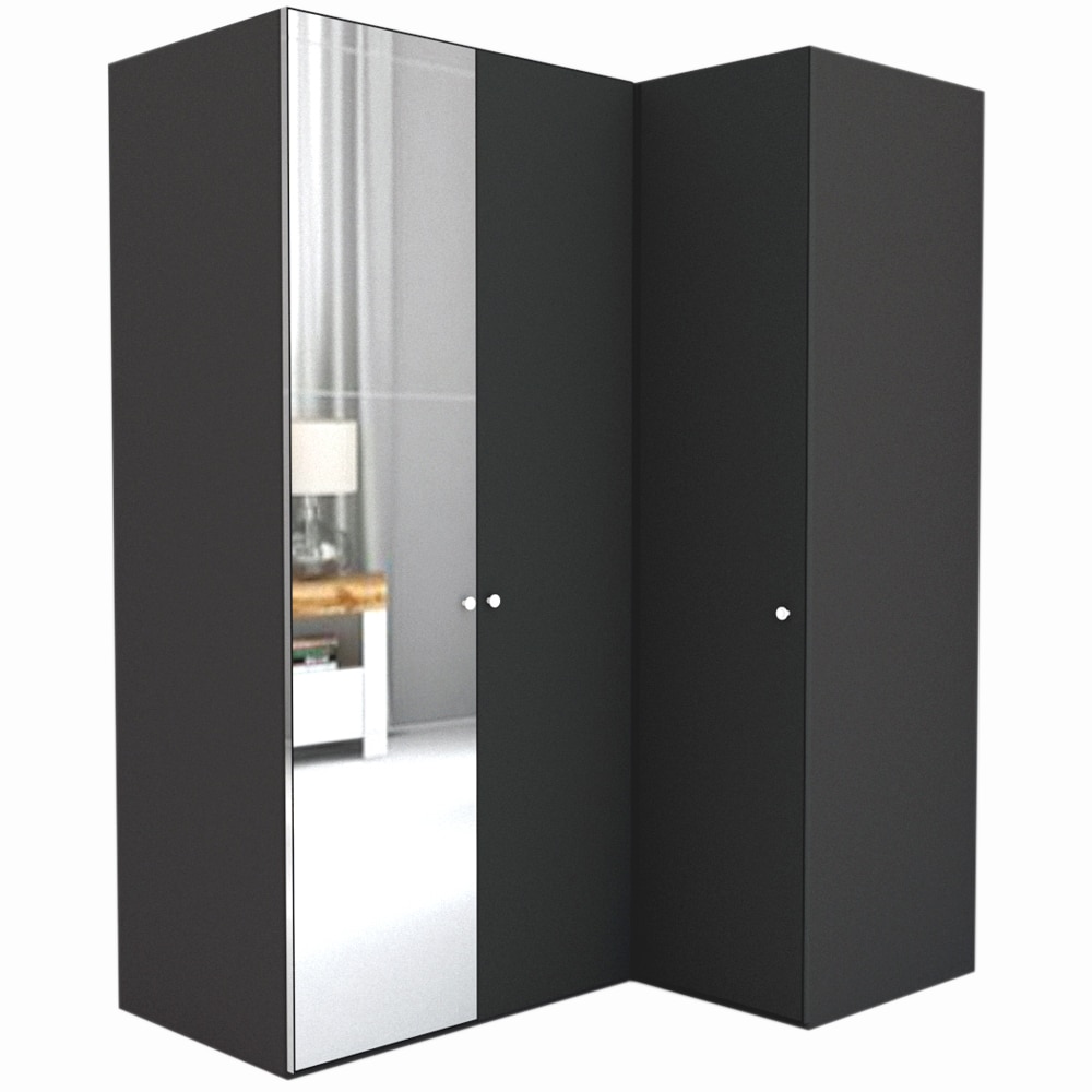 Dulap de Colt Genarom LEX Model B, Decor 0164 O / Oglinda, 170-117 x 240 x 66 cm
