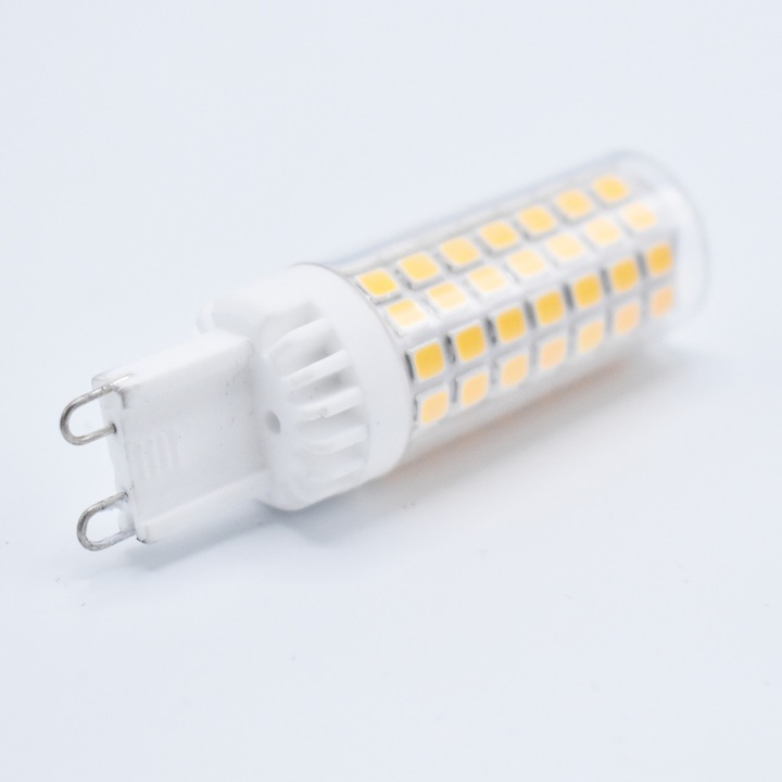 Bec LED G9 dimabil 6W(45W) Optonica, 660 lm, lumina calda (2800K), clar, clasa energetica F
