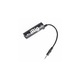 Adaptor pentru chitara cu interfata iRig, mufa Jack 3,5mm tata cu mufa Jack 6,3mm mama, Negru