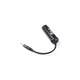 Adaptor pentru chitara cu interfata iRig, mufa Jack 3,5mm tata cu mufa Jack 6,3mm mama, Negru