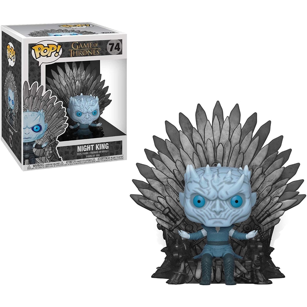 Figurina Night King on Iron, FunKo, POP, Game of Thrones, 10 cm, Multicolor