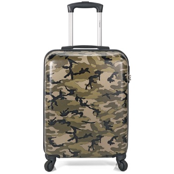 Troler Cabina, Policarbonat/ABS, 4 Roti, BENZI, BZ 5494 - 54 cm, Army Troler Cabina, Policarbonat/ABS, 4 Roti, BENZI, BZ 5494 - 54 cm, Army