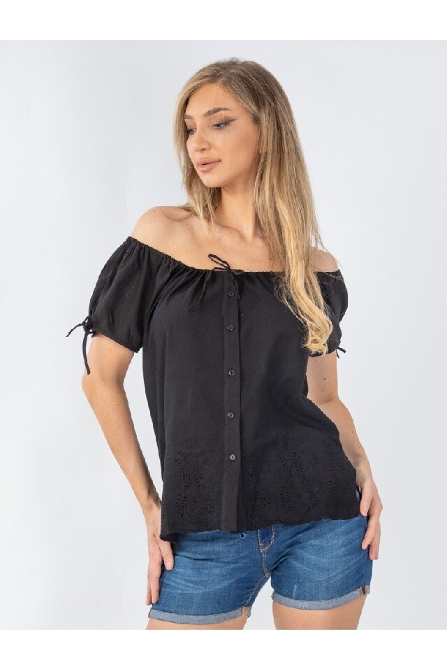 Bluza Dama Alesha Negru, 2XL