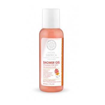 Gel de dus pentru calatorii Natura Siberica Vitamins for Skin, 50 ml Gel de dus pentru calatorii Natura Siberica Vitamins for Skin, 50 ml