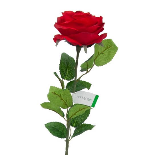 Trandafir Artificial Rosu 63 cm