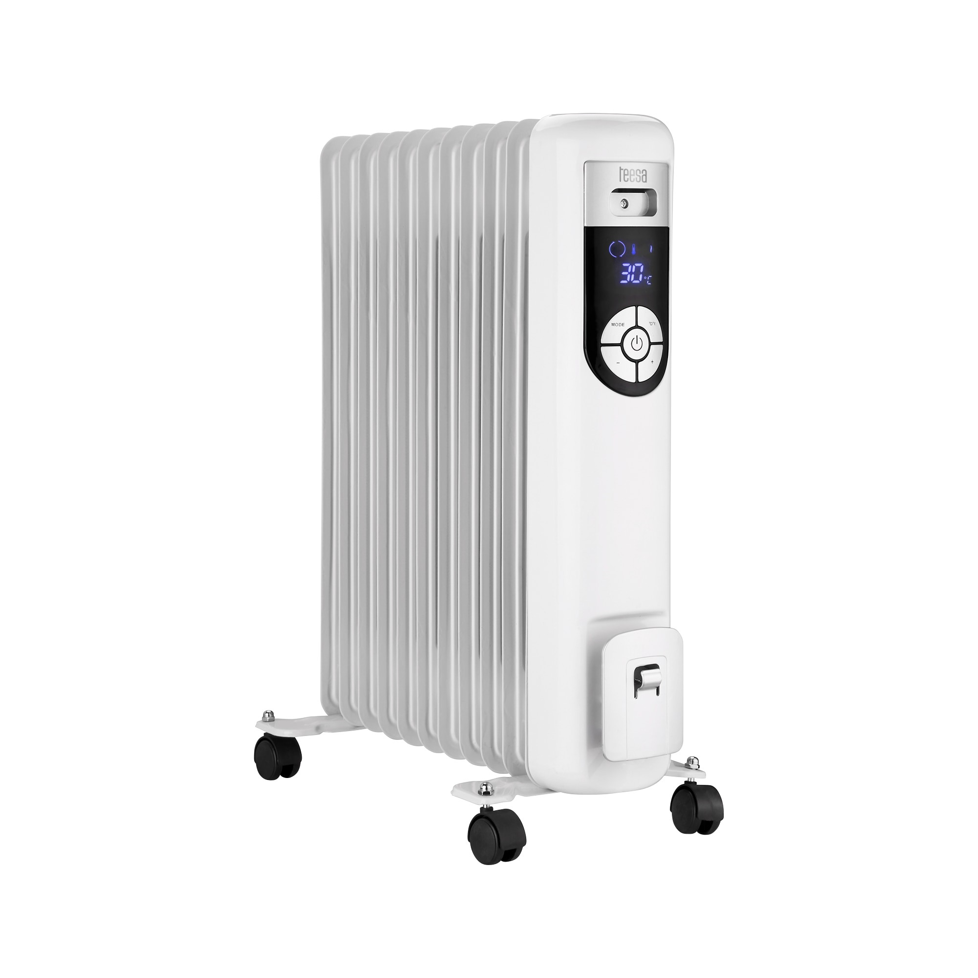 Radiator ulei 11 elementi 2500W Teesa TSA8037-2, ecran LCD, temporizator, termostat