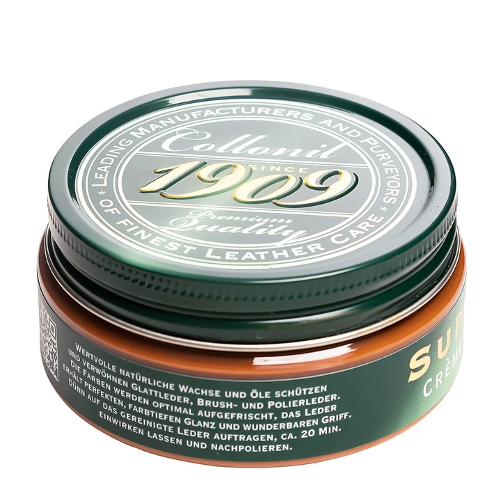 Crema de pantofi Collonil Supreme Creme de Luxe, 100 ml, maro deschis