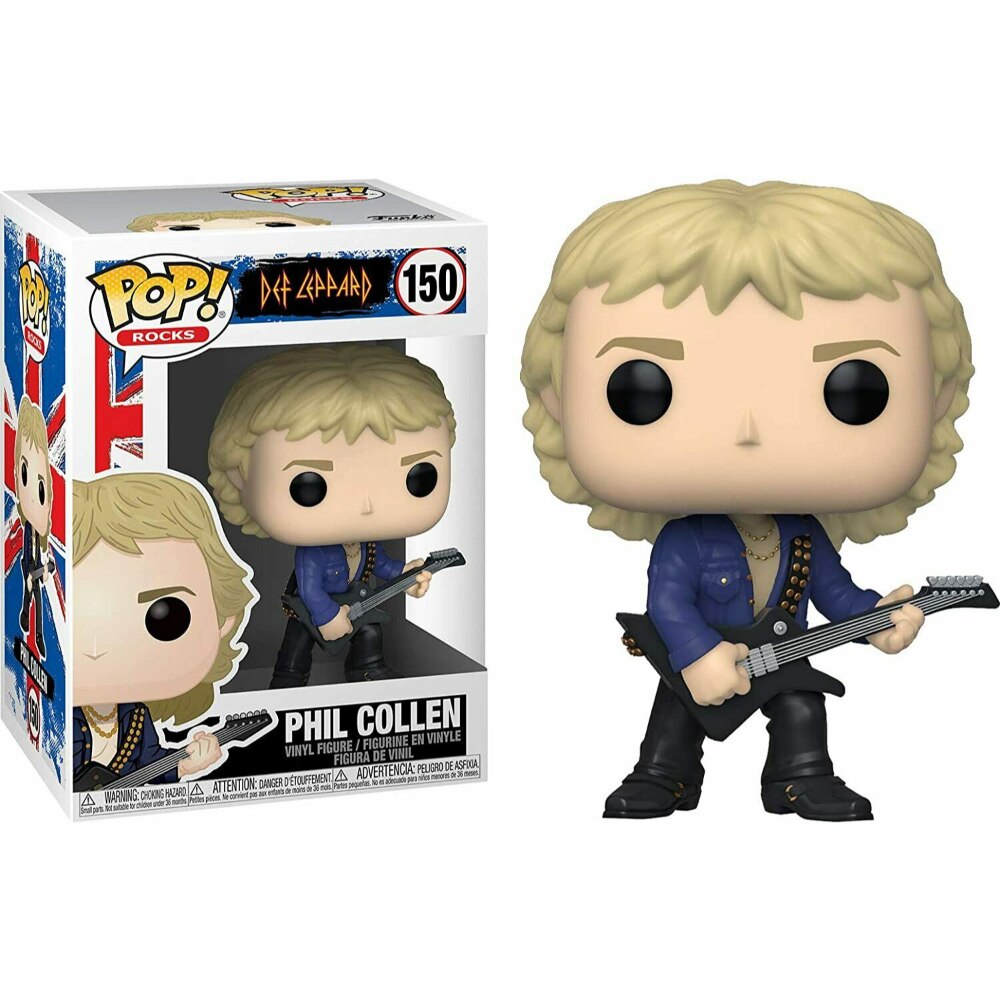 Figurina Phil Collen, FunKo, POP, Def Leppard, 10 cm, Multicolor