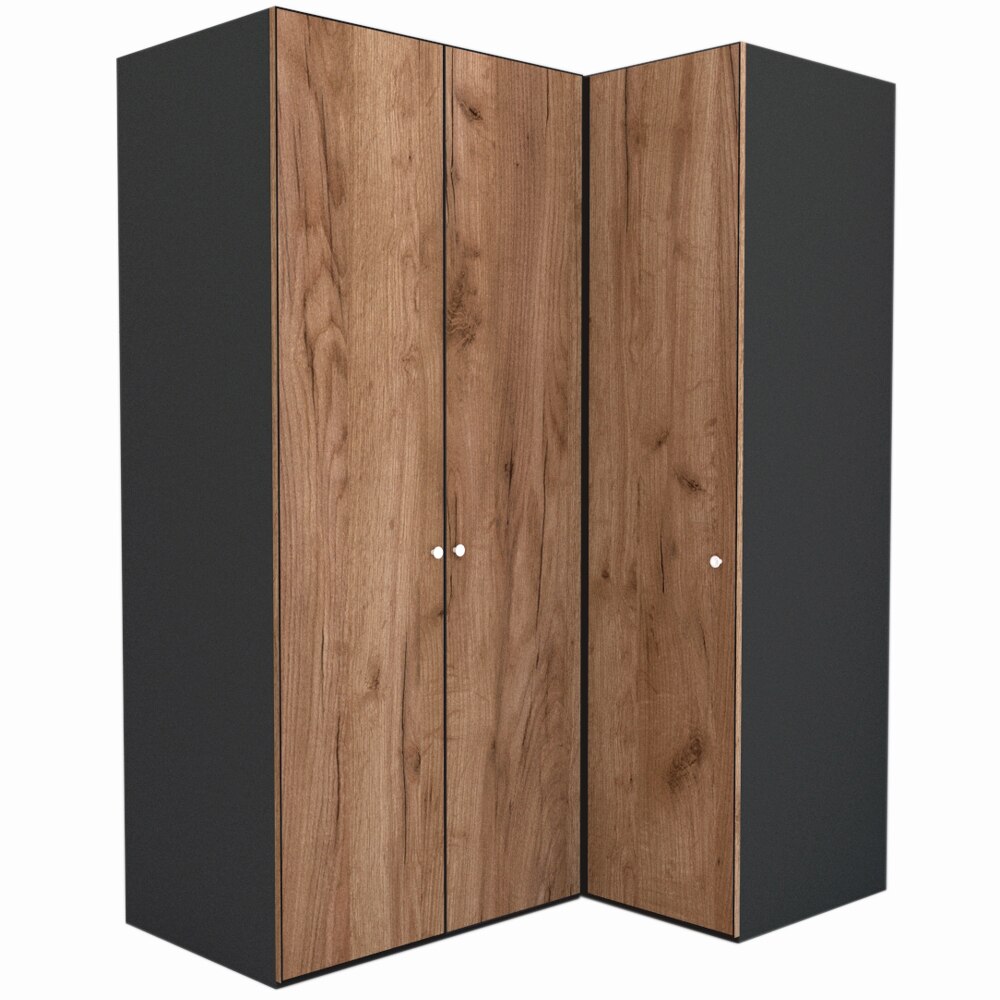 Dulap de Colt Genarom LEX Model B, Decor K004, 170-117 x 218 x 66 cm