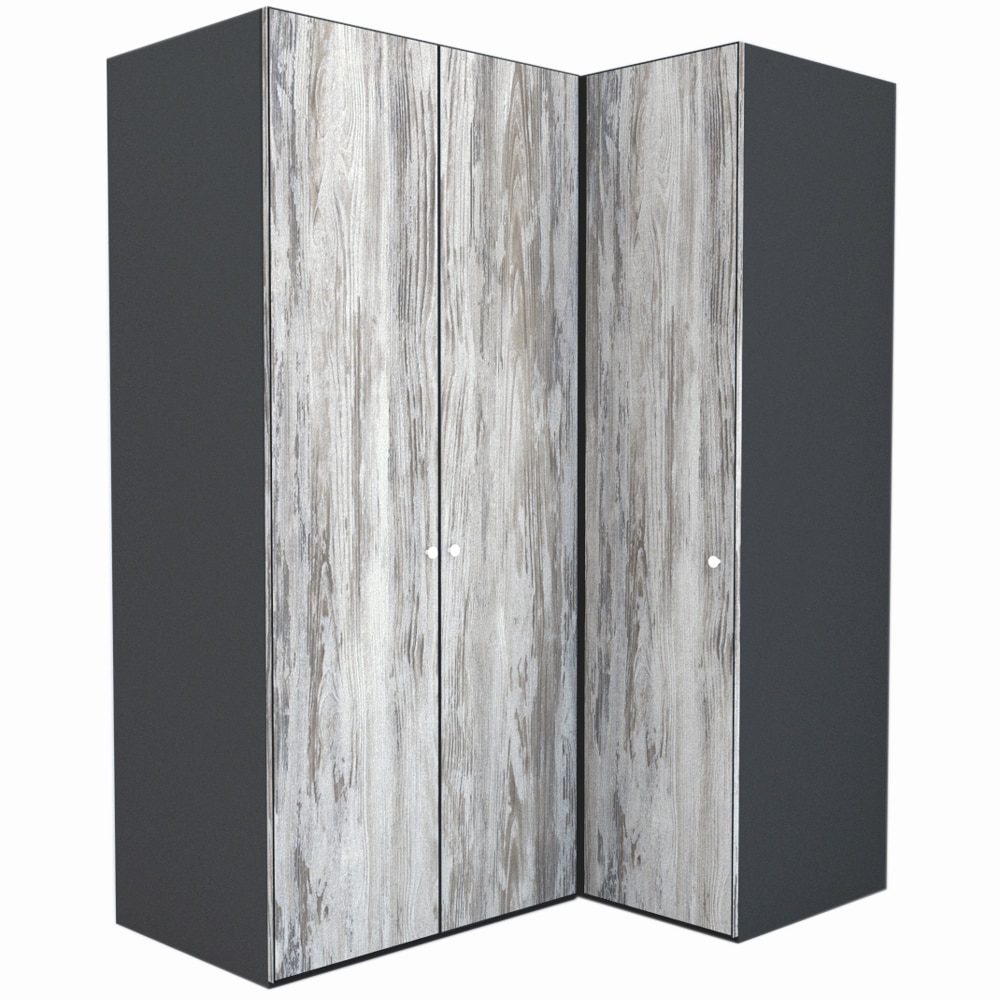 Dulap de Colt Genarom LEX Model B, Decor K084, 170-117 x 240 x 66 cm