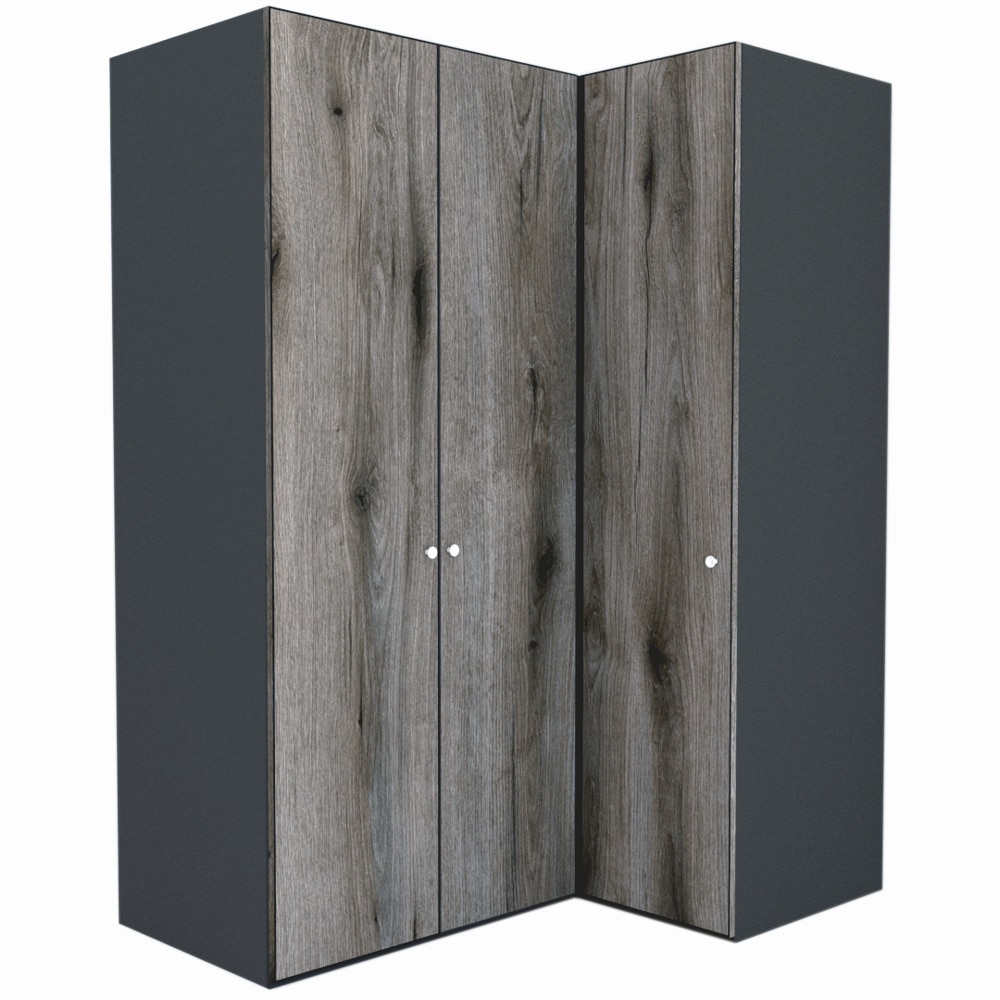 Dulap de Colt Genarom LEX Model B, Decor K366, 170-117 x 218 x 66 cm