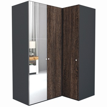 Dulap de Colt Genarom LEX Model B, Decor 7648 O / Oglinda, 170-117 x 218 x 66 cm Dulap de Colt Genarom LEX Model B, Decor 7648 O / Oglinda, 170-117 x 218 x 66 cm