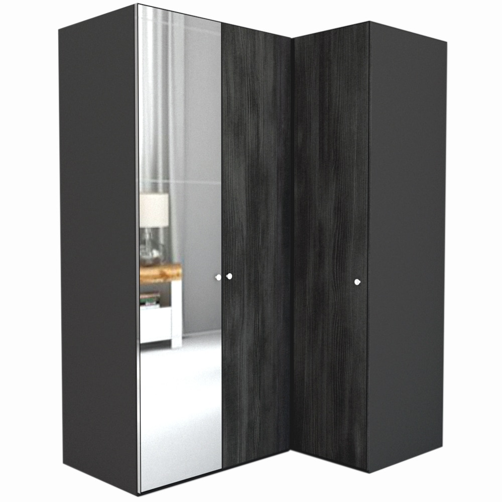 Dulap de Colt Genarom LEX Model B, Decor 8509 O / Oglinda, 170-117 x 218 x 66 cm