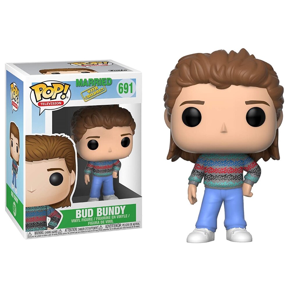 Figurina Bud Bundy, FunKo, POP, Married with Children, 10 cm, Multicolor