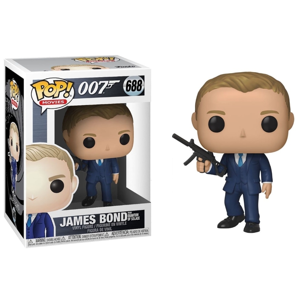 Figurina James Bond Quantum Solace, FunKo, POP, 007, 10 cm, Multicolor
