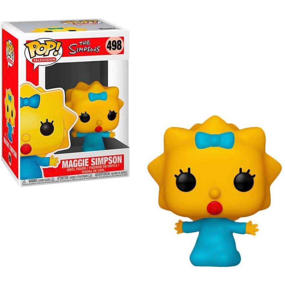 Figurina Maggie Simpson, FunKo, POP, The Simpsons, 7.5 cm, Multicolor