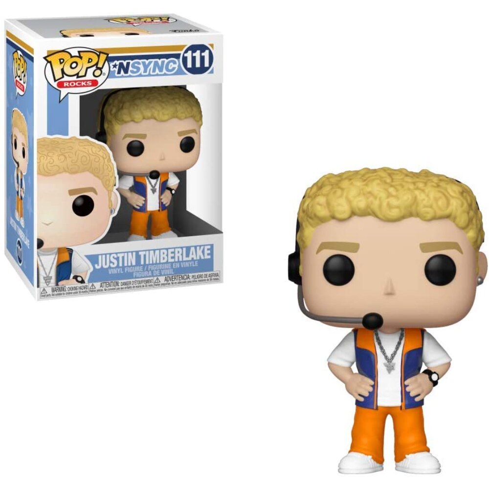 Figurina Justin Timberlake, FunKo, POP, NSYNC, 10 cm, Multicolor