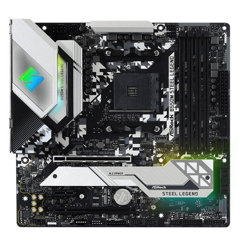 Placa de baza Asrock B550M Steel Legend AMD AM4 mATX