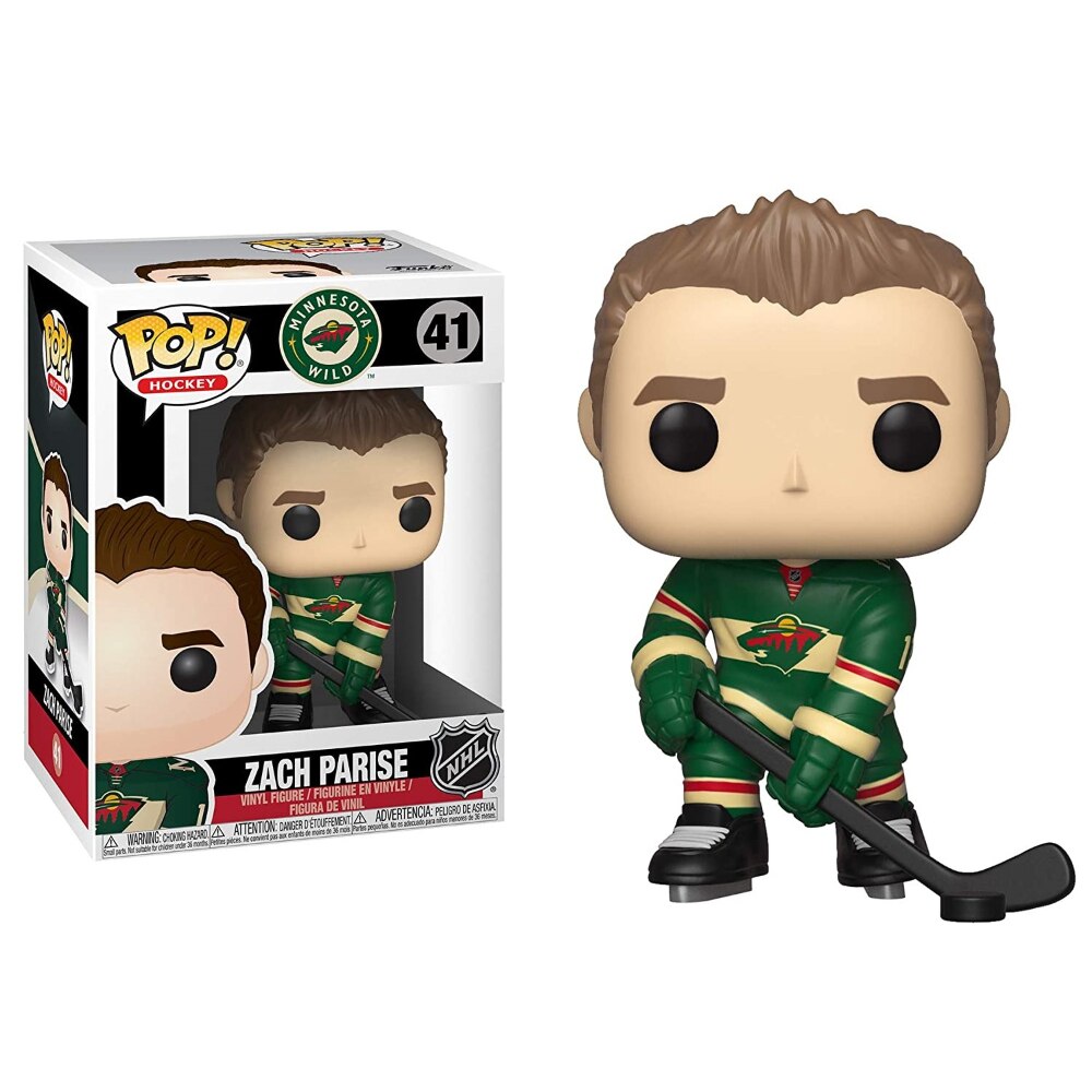 Figurina Zach Parise, FunKo, POP, Minnesota Wild, 10 cm, Multicolor