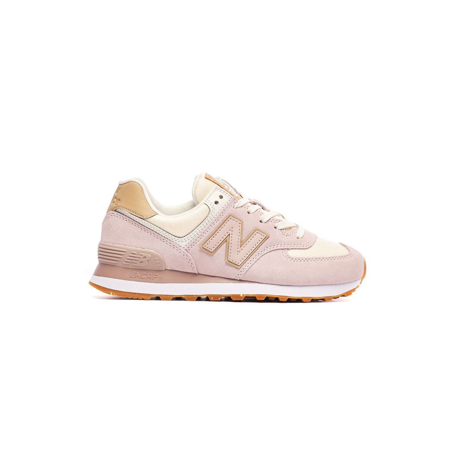 Pantofi sport dama, New Balance, Piele intoarsa, Roz, 37 EU