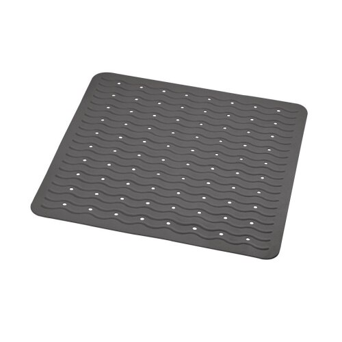 Covoras baie cu ventuze Deco, gri, dimensiuni 54 x 54 cm