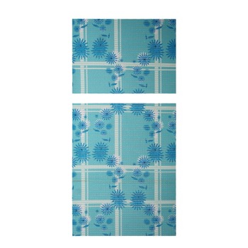 Covoras baie deco mat ,culoare albastru, dimensiune 65 x 45 / 90 cm, set 2 bucati Covoras baie deco mat ,culoare albastru, dimensiune 65 x 45 / 90 cm, set 2 bucati