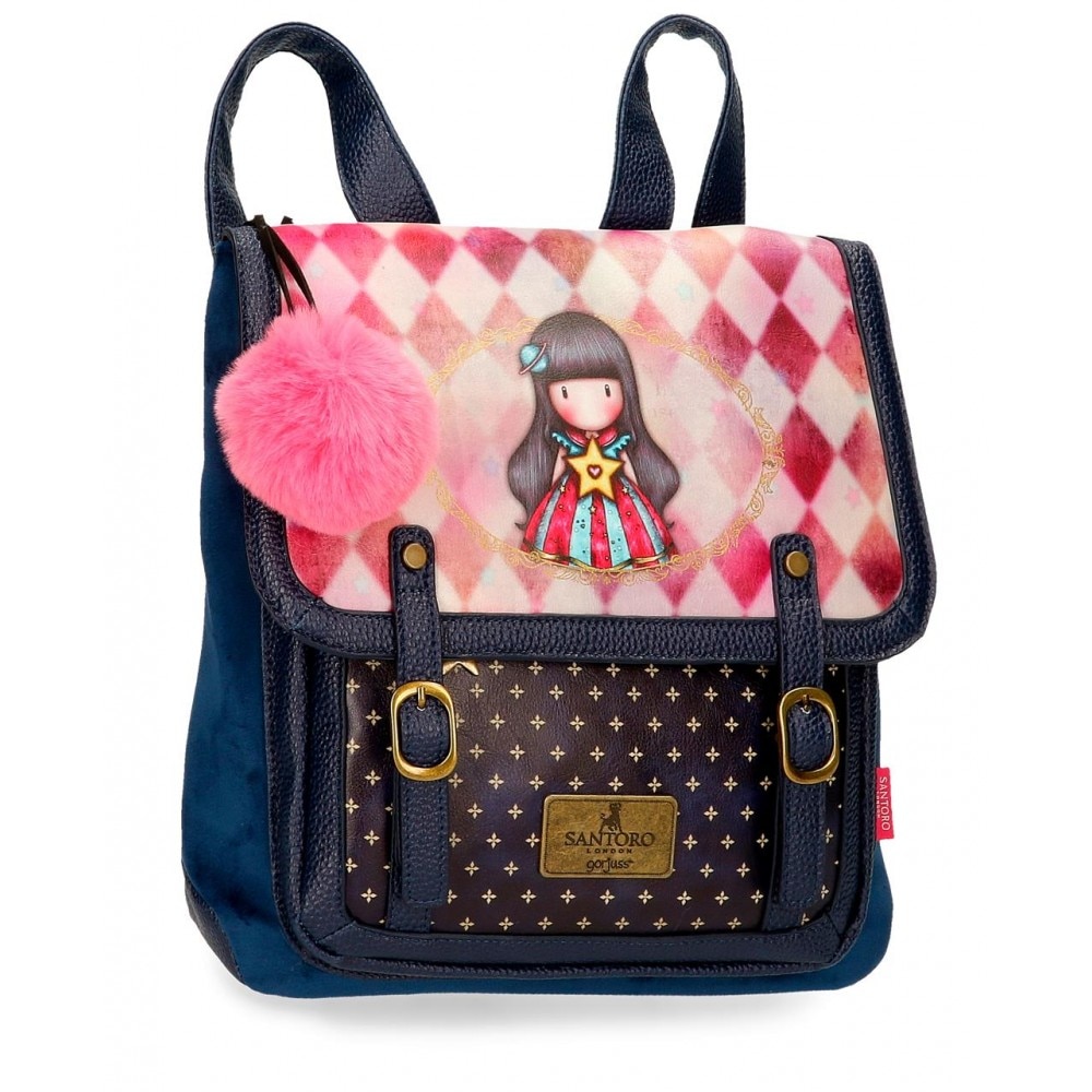 Rucsac fete Gorjuss Moon Buttons, 30x29x8 cm