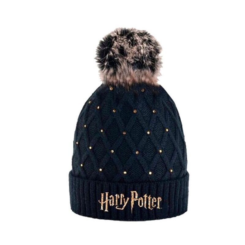 Caciula iarna, acril, Harry Potter, neagra