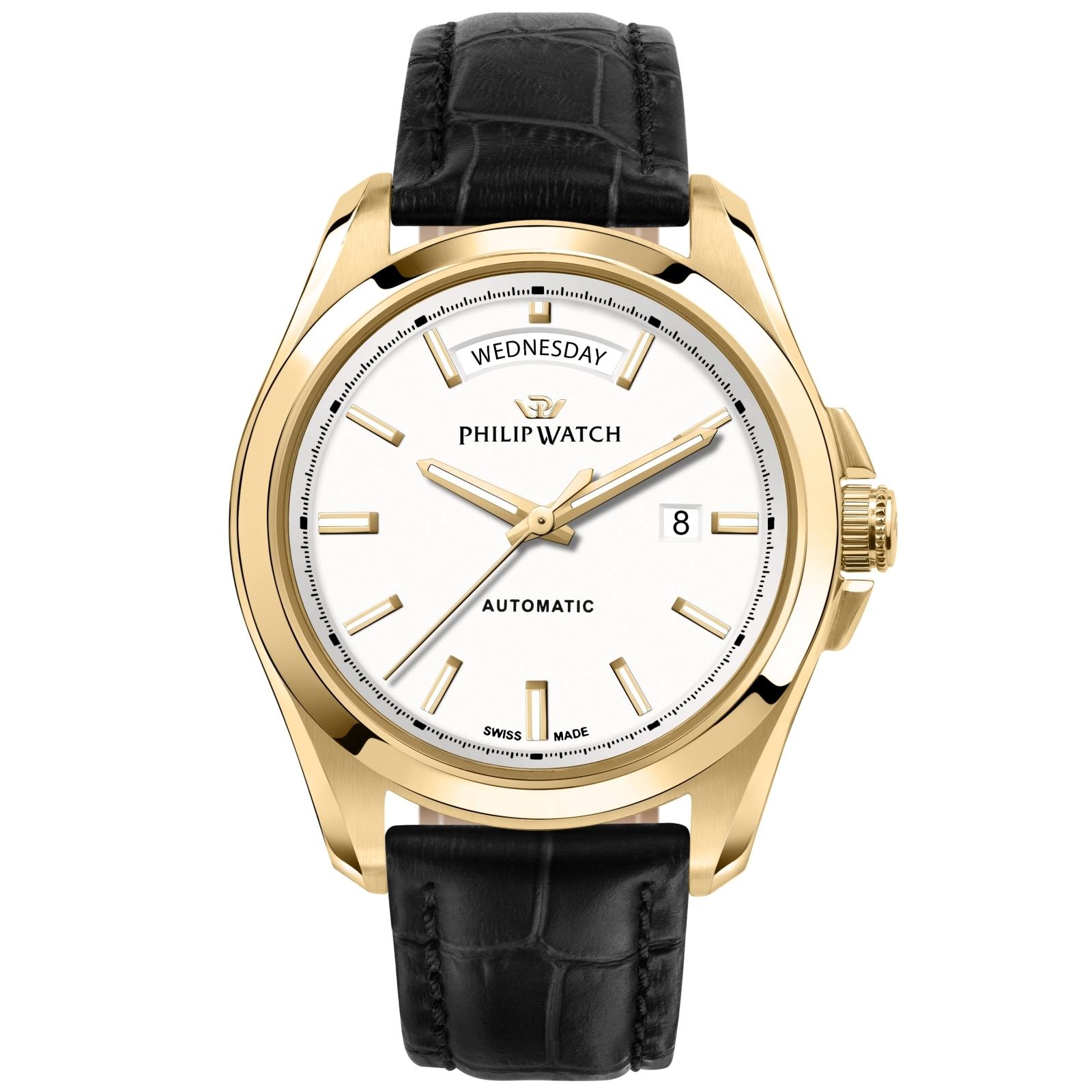 Ceas barbatesc Philip Watch R8221218001 Automatic Auriu