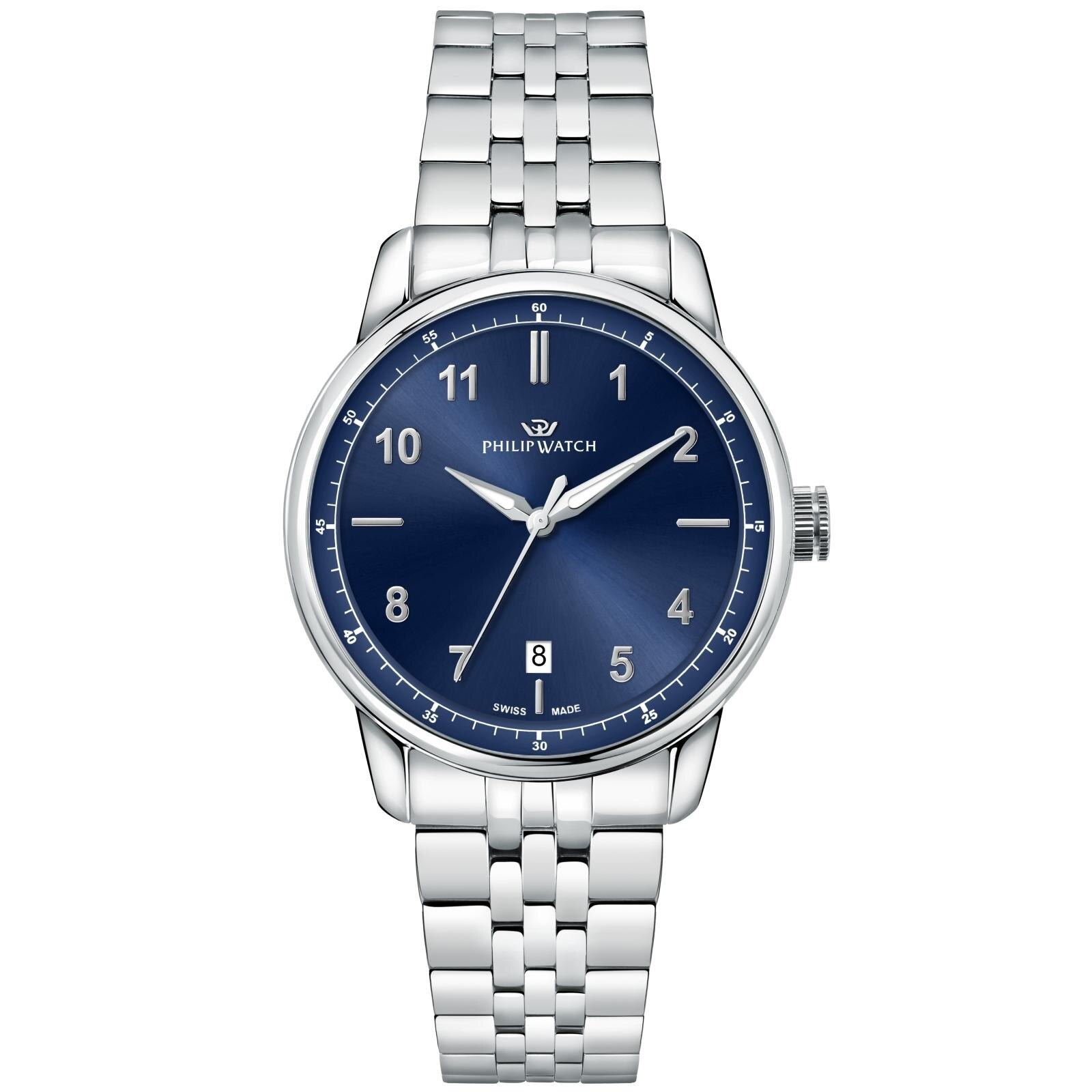 Ceas barbatesc Philip Watch R8253150010 Quartz Argintiu