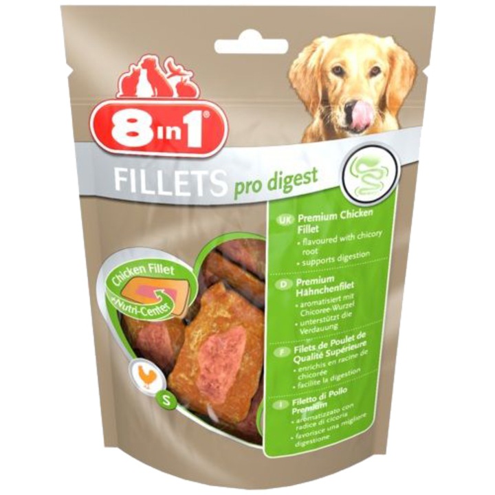 Recompensa caine 8in1 Fillets Digest S, 80 g