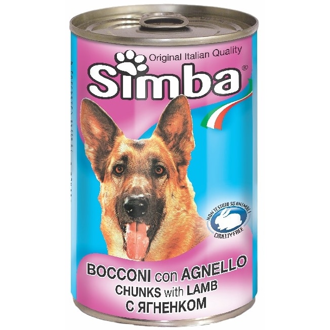 Hrana pentru Caini Simba, Miel, 1230g