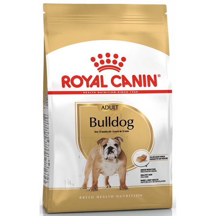 Суха храна за кучета Royal Canin Булдог, 12 кг