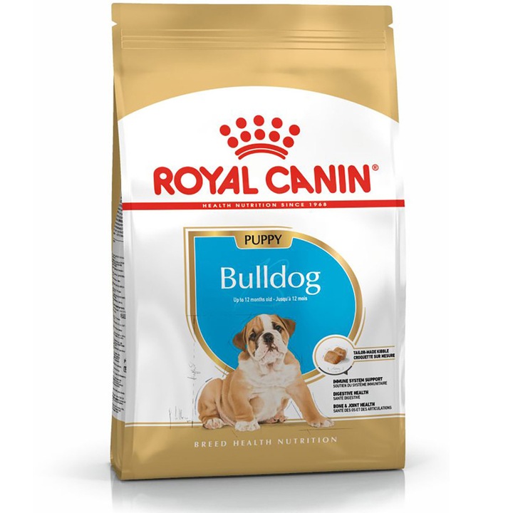 Суха храна за кучета Royal Canin, Bulldog, Junior, 3 кг