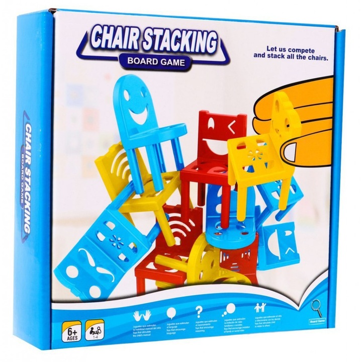 Joc de societate Ramiz, Chair Stacking, 1-4 jucatori