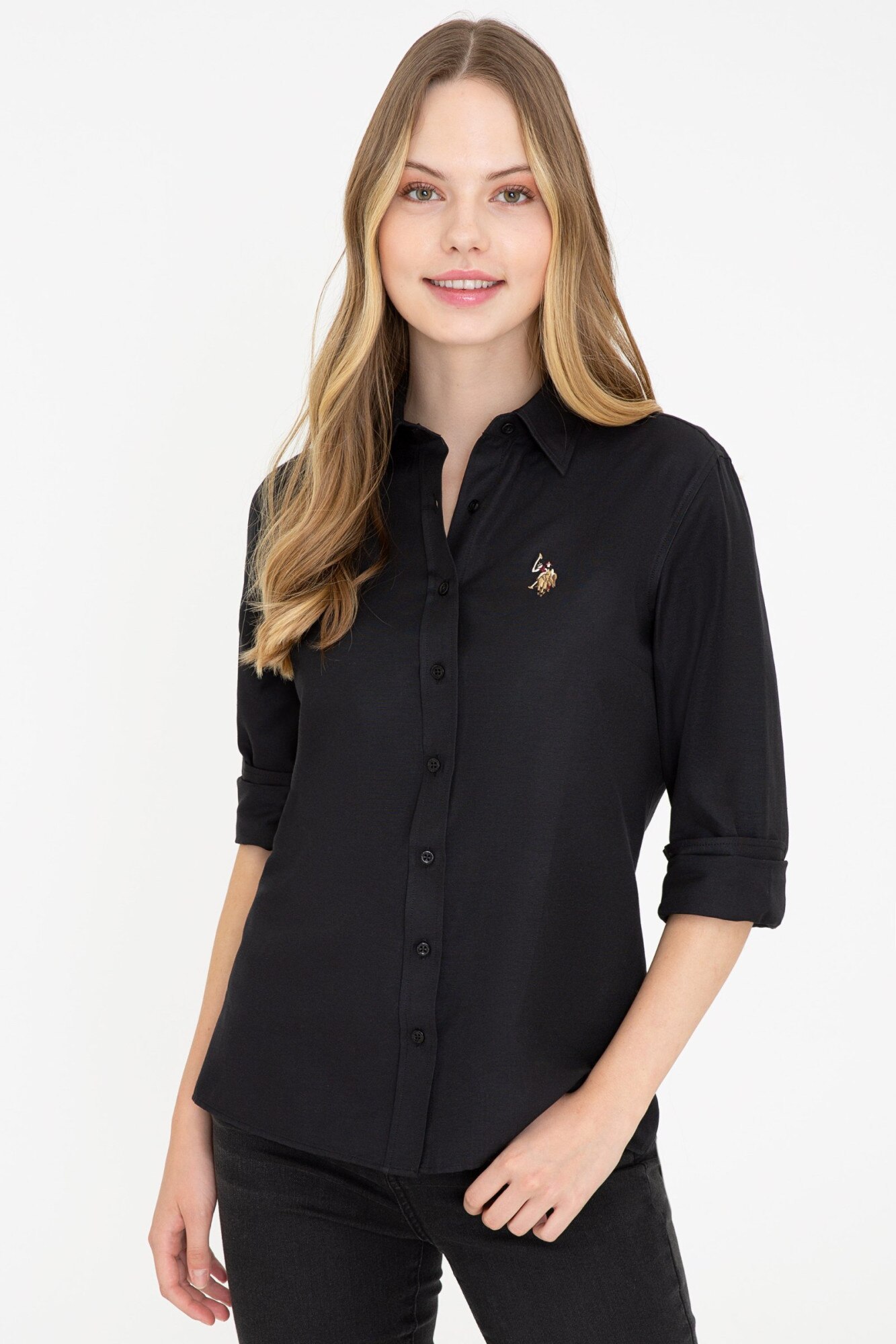 Camasa dama,U.S Polo Assn.,1256593, Negru