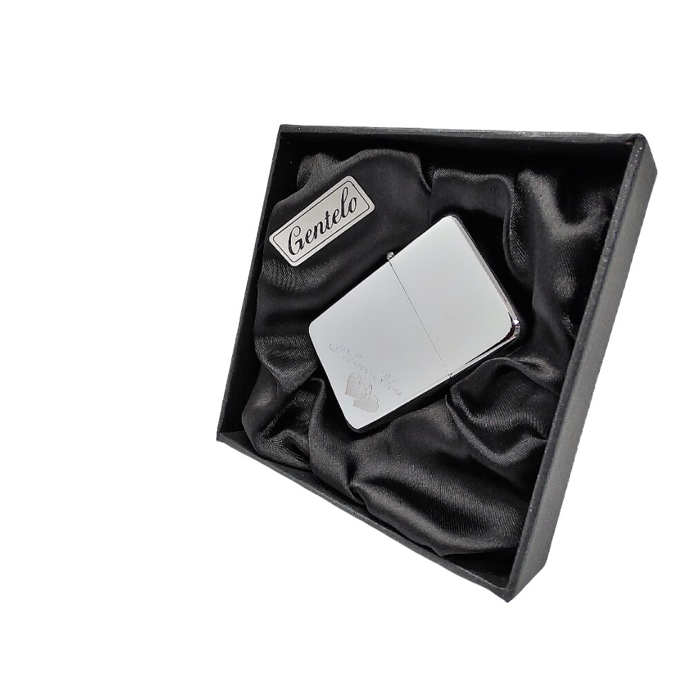 Bricheta Gentelo Love, metalica, crom, 3-3082