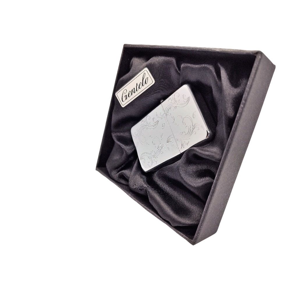 Bricheta Gentelo Flower, metalica, crom, 3-3055