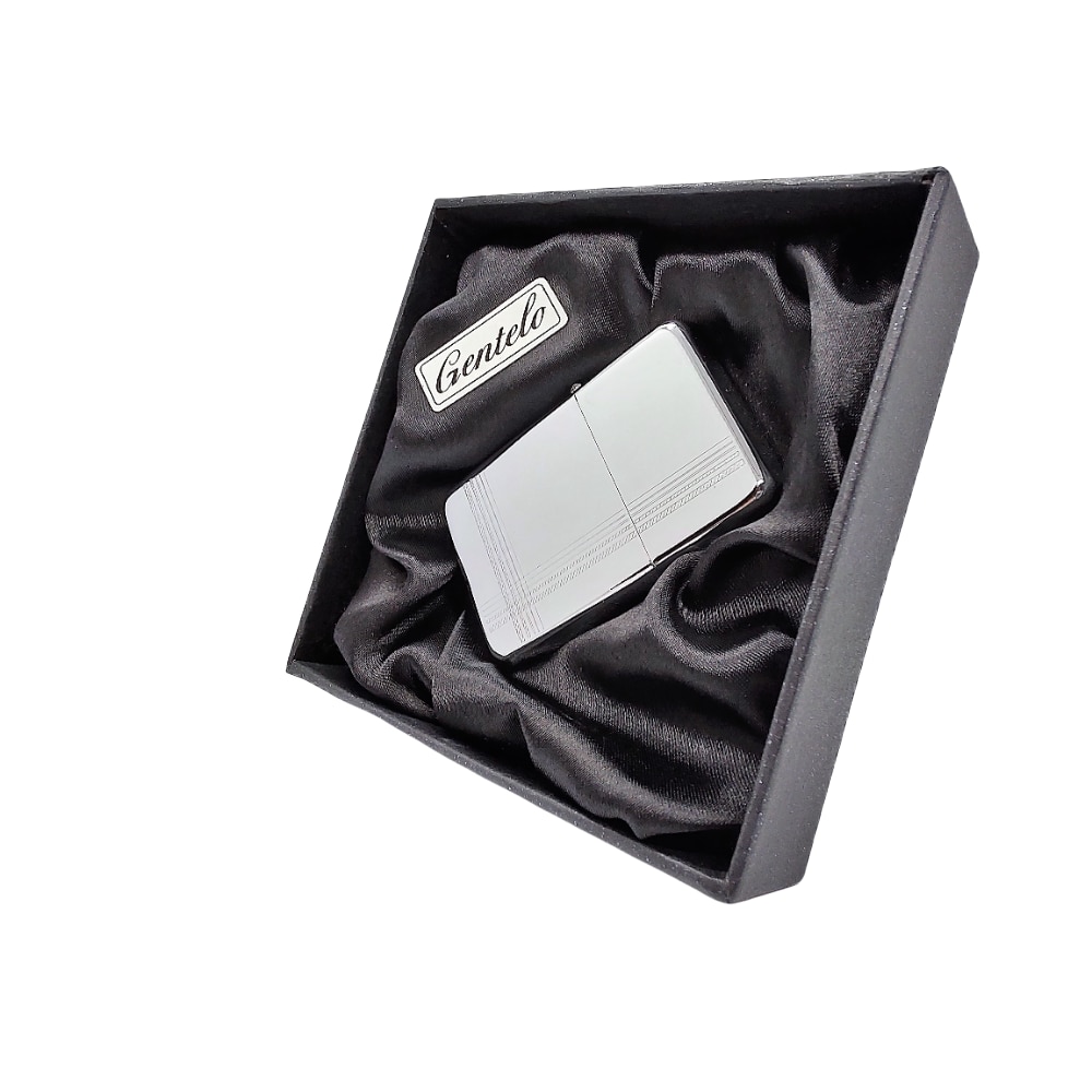 Bricheta Gentelo Lines, metalica, crom, 3-3043