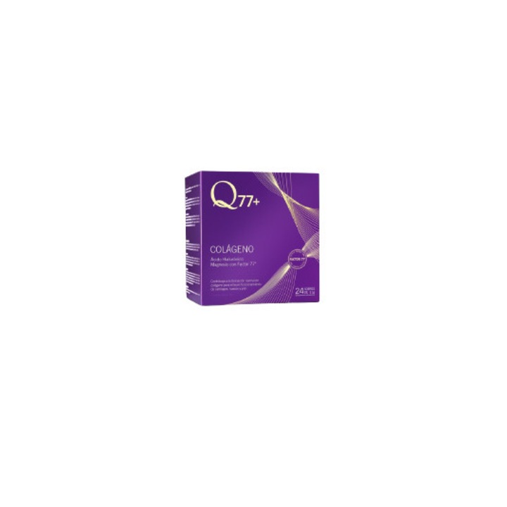 Supliment alimentar Q7+, cu acid hialuronic, antirid, 24 capsule