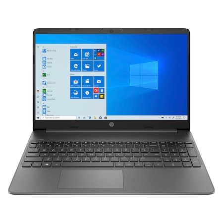 Лаптоп HP Notebook 15s-eq1061nu, 402G8EA#AKS.16GB.500SSD, 15.6", AMD Ryzen 3 4300U (4-ядрен), AMD Radeon Graphics, 16 GB 2666 MHz DDR4, Сив