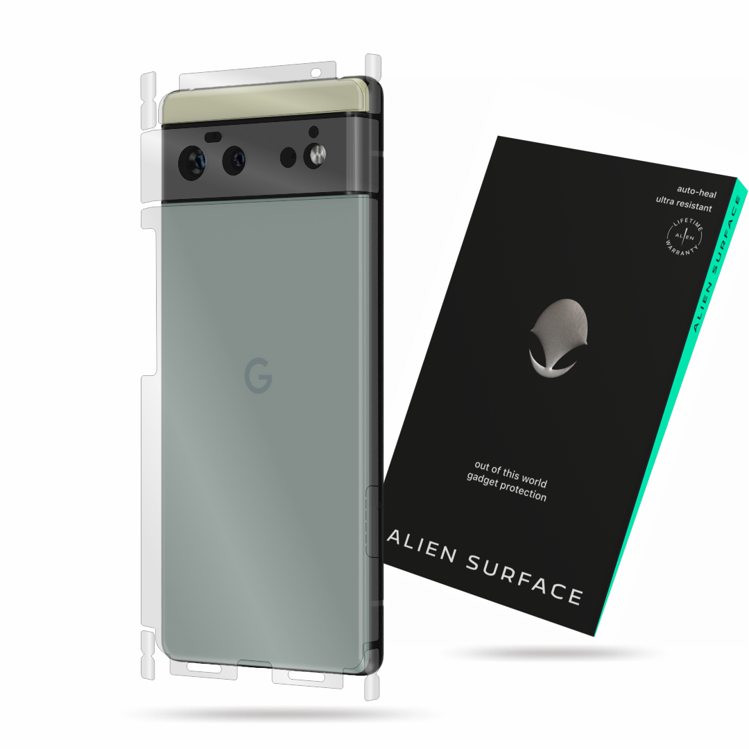 Folie Alien Surface, compatibila cu Google Pixel 6, protectie spate, laterale
