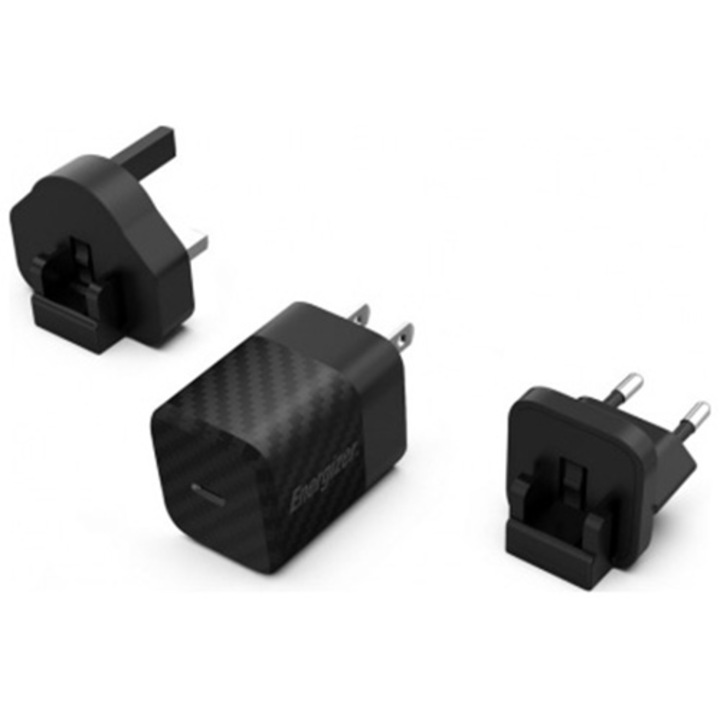 Adaptor retea Energizer PowerDelivery Universal, 20W, 1 USB C, Negru