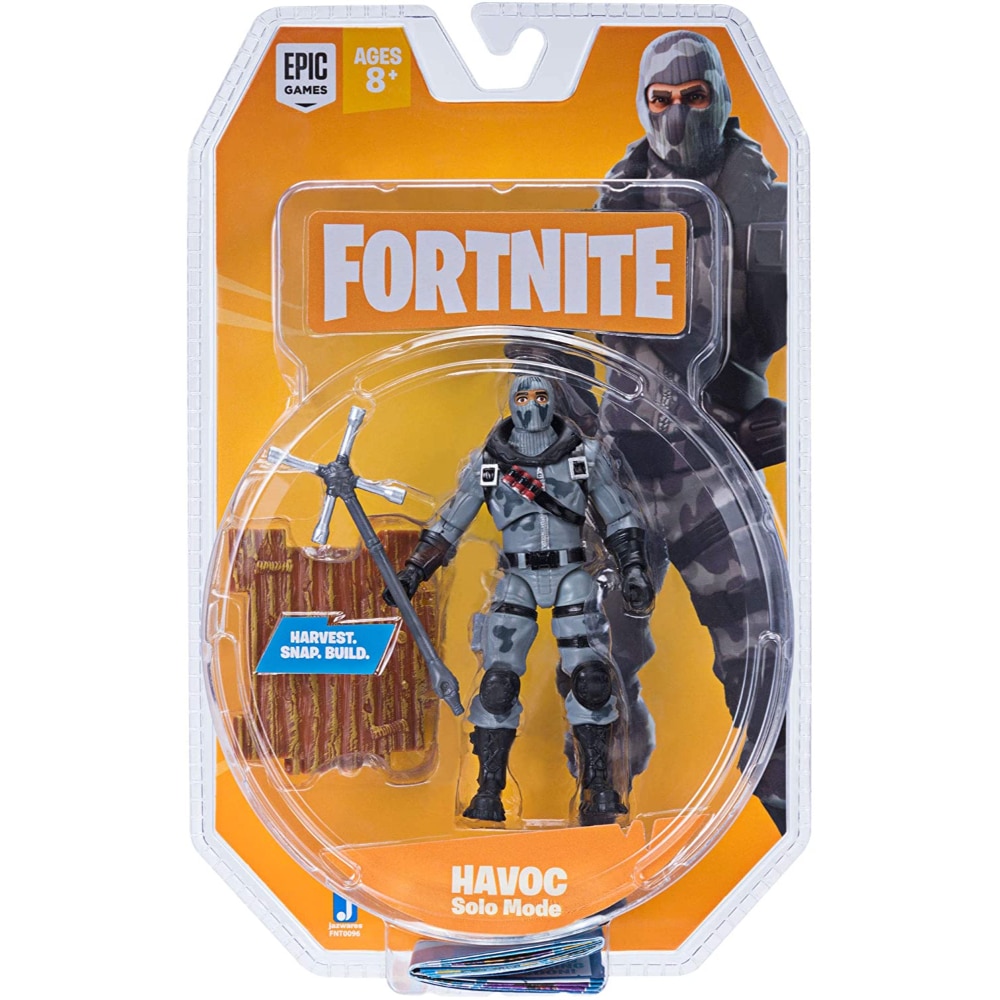 Figurina actiune Havoc Solo Mode, Jazwares, Fortnite, 10 cm, Multicolor