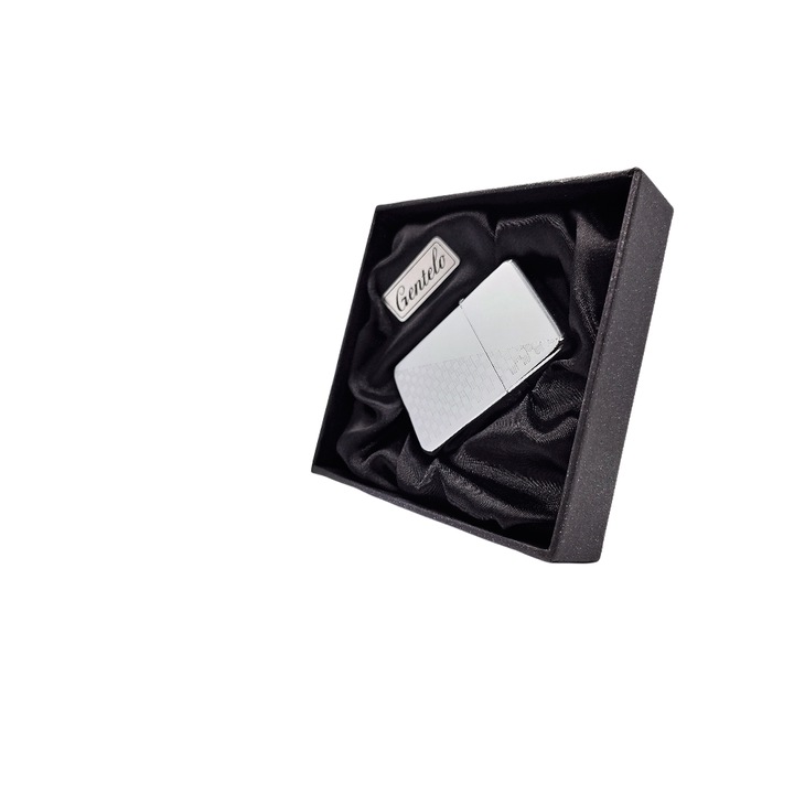 Bricheta Gentelo Square, metalica, crom, 3-3041