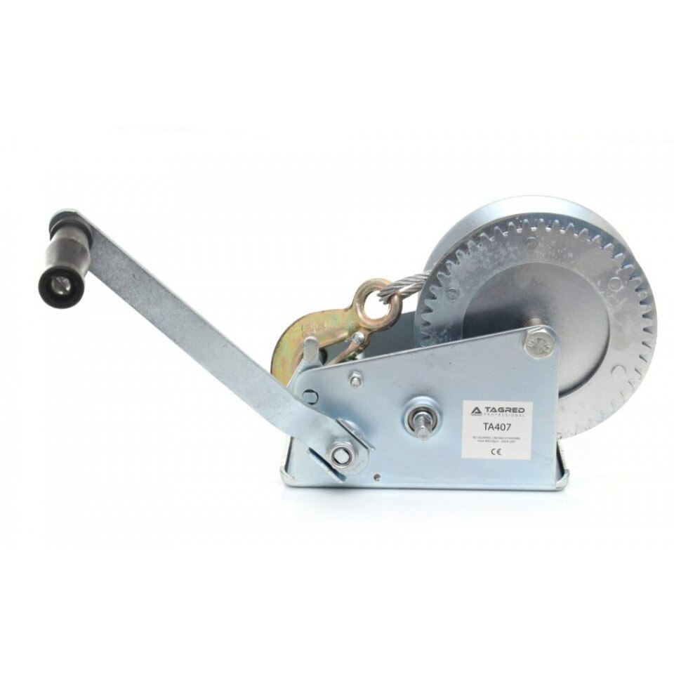 Troliu Manual 1588 kg cu sufa de otel 6mm 10m TA407