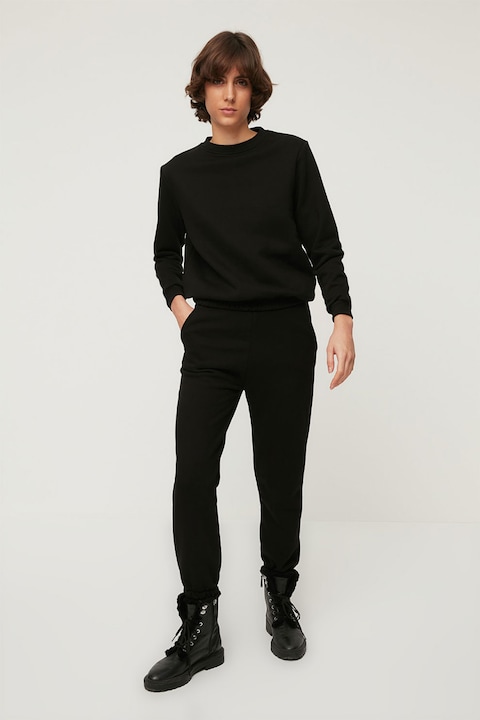 Trendyol, Trening uni din amestec de bumbac, Negru