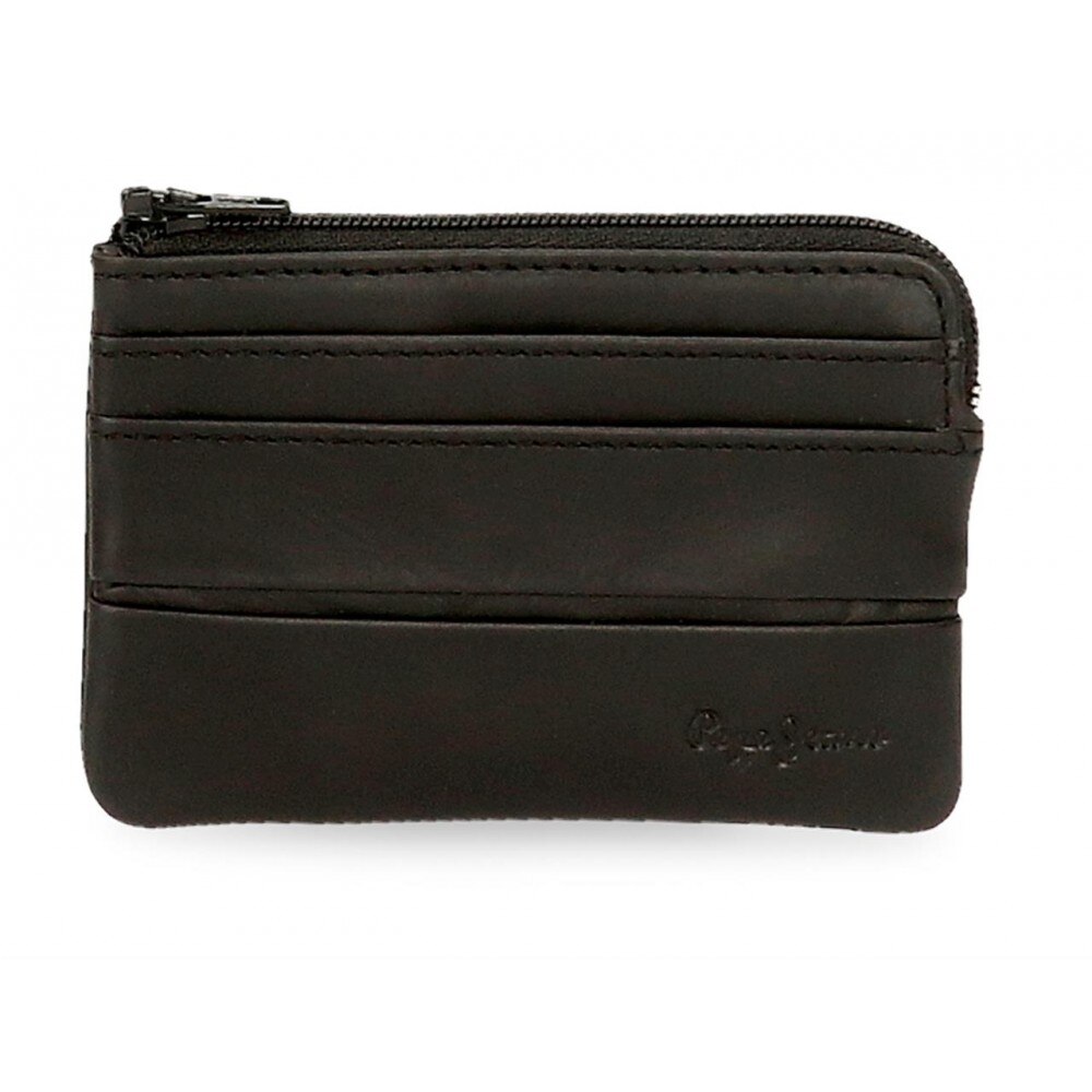 Portofel barbati Pepe Jeans Dandy, negru, 11x7x1.5 cm