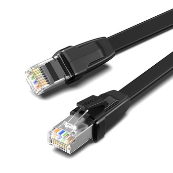 Cablu de retea, UGREEN, NW134, U/FTP Ethernet RJ45, Cat 8, Lungime 2 m, Viteza de transmisie 40 GB/s, Negru, Cupru pur, PVC Cablu de retea, UGREEN, NW134, U/FTP Ethernet RJ45, Cat 8, Lungime 2 m, Viteza de transmisie 40 GB/s, Negru, Cupru pur, PVC